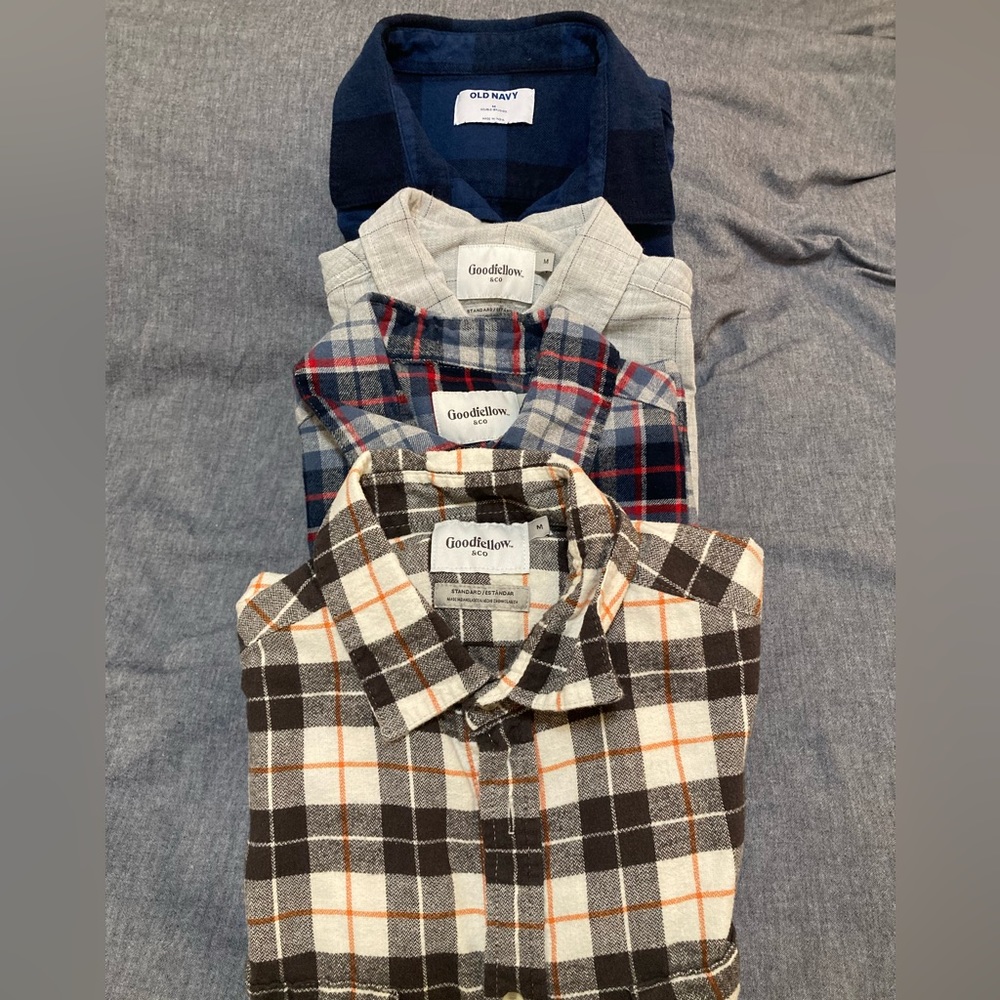 Goodfellow/Old Navy Flannel Bundle